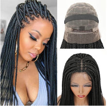 Load image into Gallery viewer, Full Lace Synthetic Box Braid Knotless 32&quot; Wig + Baby Hair (Pre-Order Only)