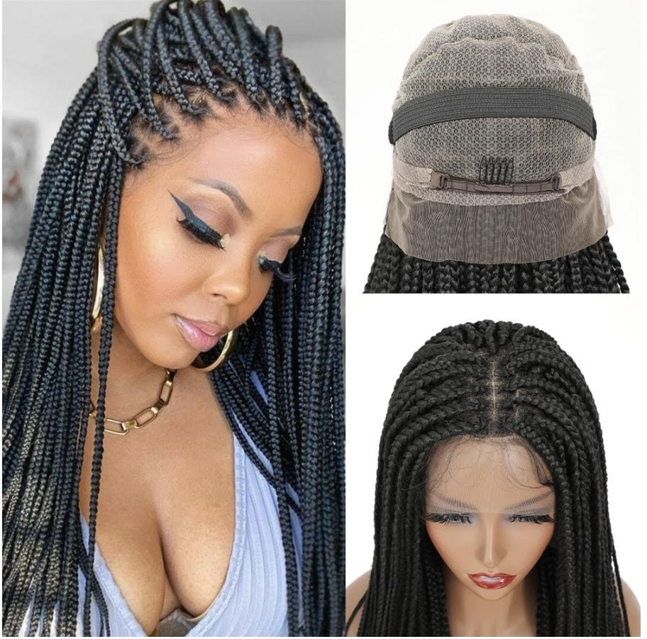 Full Lace Synthetic Box Braid Knotless 32