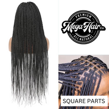 Load image into Gallery viewer, Full Lace Synthetic Box Braid Knotless 32&quot; Wig + Baby Hair (Pre-Order Only)