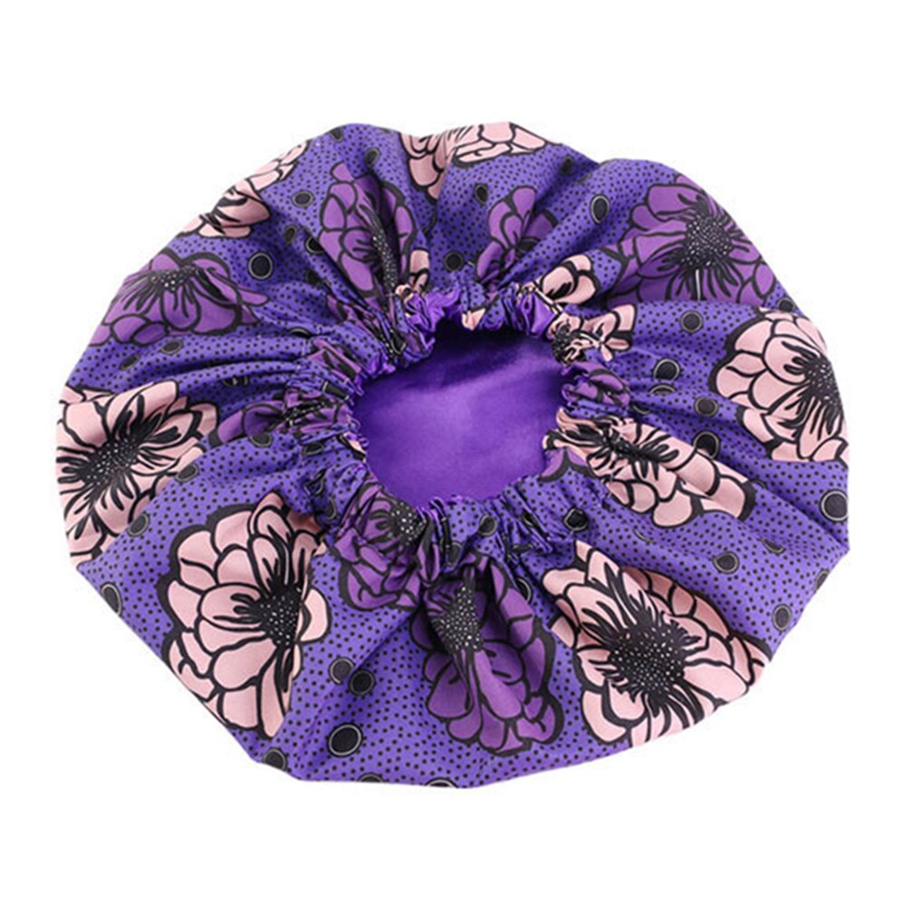 Mega Hair Purple Satin Bonnet (It's Reversible)