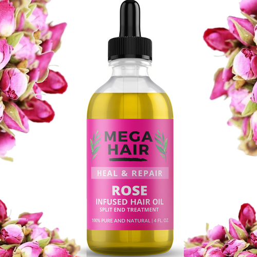 Mega Hair Co. Rose Growth Formula - Low Stock Alert! 🚨