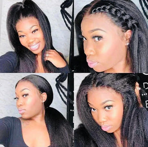 Glueless Natural Hairline Kinky Straight 20" Wig (Pre-Order)